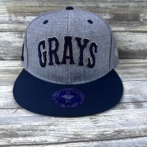 Ebbets Field Flannels Homestead Grays Fitted Hat Negro League Baseball Cap 7 1/4